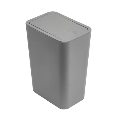 Car Trash Can 10L Small Garbage Bin Press Top Lid Trash Can Kitchen Toilet Bedroom Living Room Plastic Wastebasket