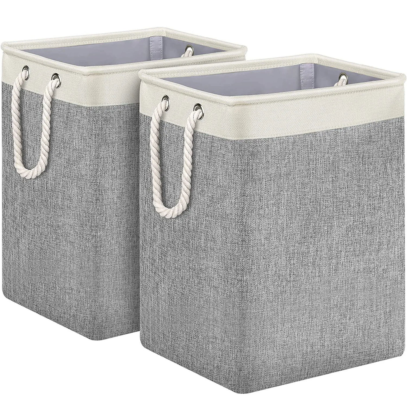 1/2pc Large Capacity Laundry Basket, Dirty Clothes Storage Basket, Fabric Basket Storage Bucket, For Home Bedroom Bathroom Room