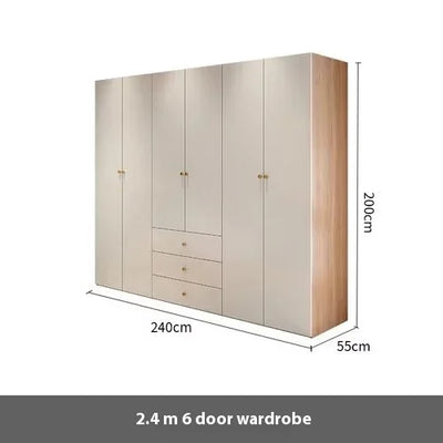 Bedroom European New Wardrobe Luxury Modern Luxury Large Clothes Storage Wardrobe Portable Nordic Guarda Roupa Unique Furniture