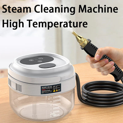 Steam Cleaner High Pressure Handheld Smart Steam Cleaner for Home Kitchen Hood Car High Temperature Sterilization Steam Cleaner