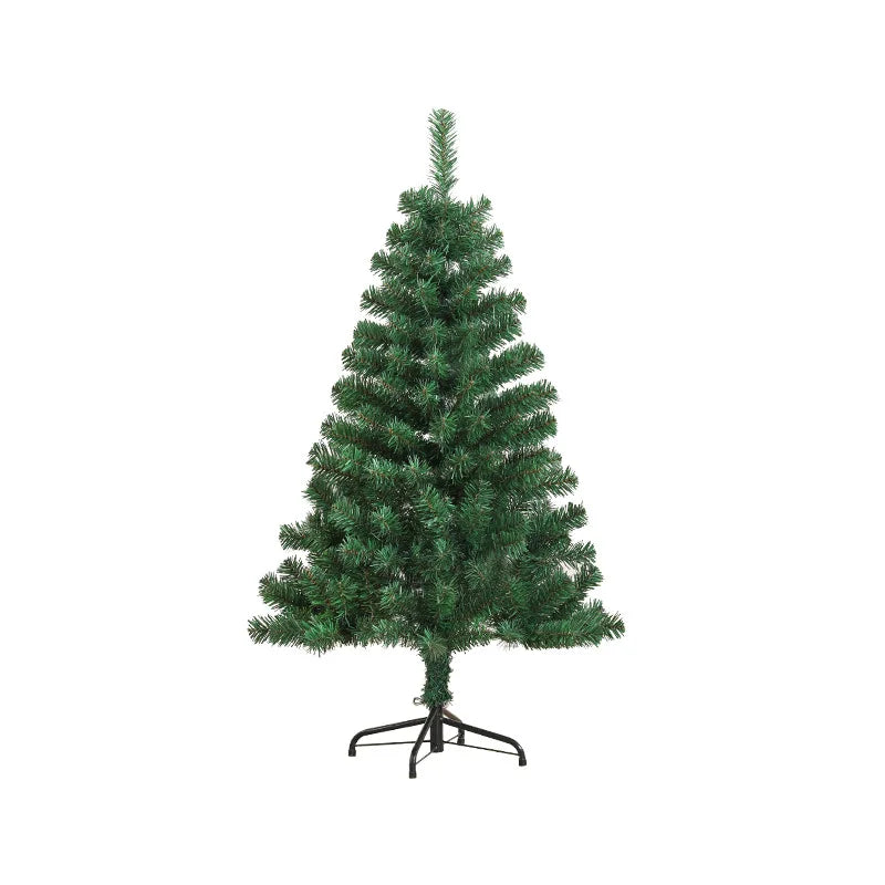 Encrypted Artificial Christmas Tree 120-210cm PVC Christmas Tree Sturdy Metal Stand Decoration Mall Hotel Family Atmosphere 2025