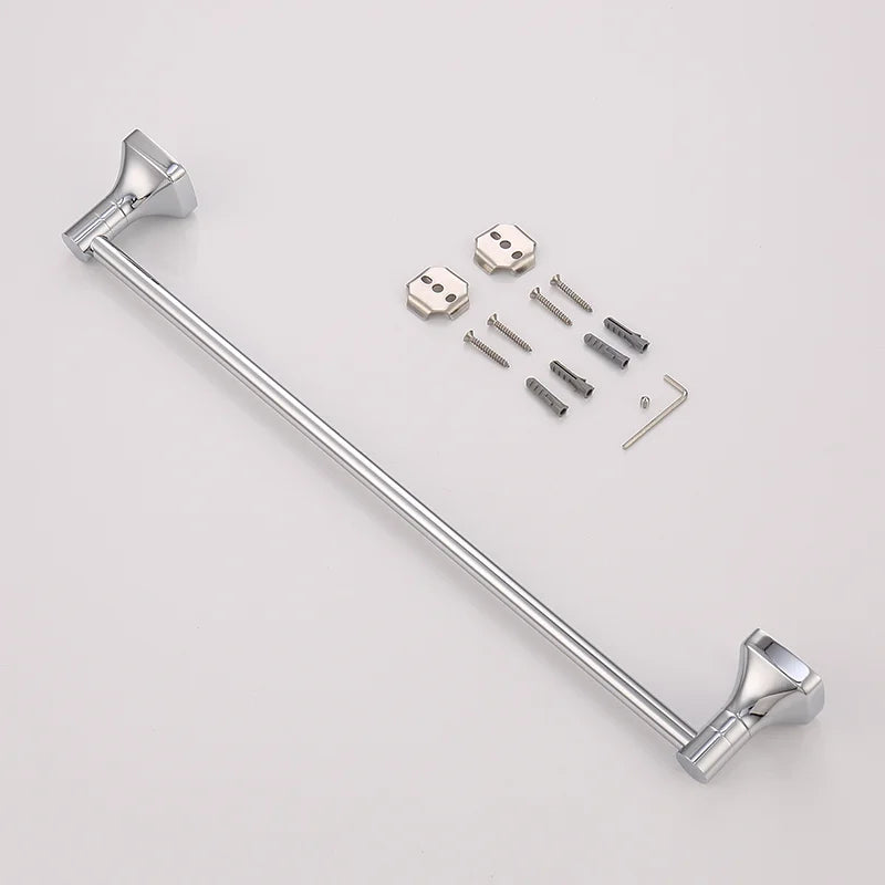 Towel Rack Towel Hanger Bath Towel Holder Wall Hanging Towel Bars Stainless Steel Bathroom Shelf Kitchen Cloth Rack