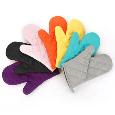 Professional Cotton Oven Mitt Heat Proof Resistant Protector Cooking Pot Kitchen Holder Glove Supplies Kitchen Bakeware