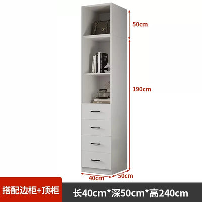 Organizer Partitions Wardrobe Mirror Cabinets Storage Cupboard Wooden Wardrobe Space Saving Cheap Cube Muebles Hotel Furniture