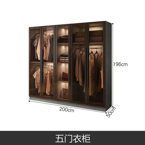 Design Living Room Closet Storage Box Indoor Black Hotel Indoor Display Cabinet Creative Wood Meuble Chambre Furniture Bedroom