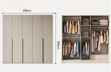 Cosmetics Nordic Wardrobe Modern Luxurious Storage Partitions Wardrobe Clothes Organizer Szafy Do Sypialni Bedroom Furniture