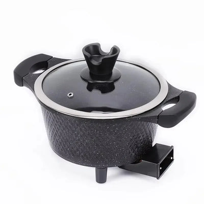 Multifunctional smokeless electric cooker electric round pot household electric mini cooker