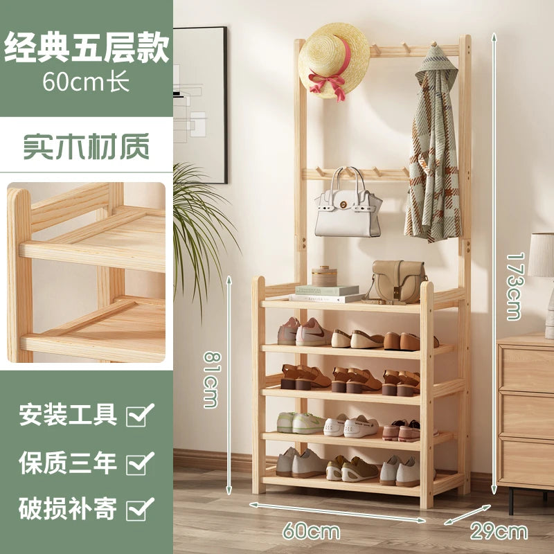 Wooden Shoulder Bag Shoe Cabinet Entrance Hall Library Vertical Bar Shoe Stand Designer Living Room Sapateira Garden Furniture