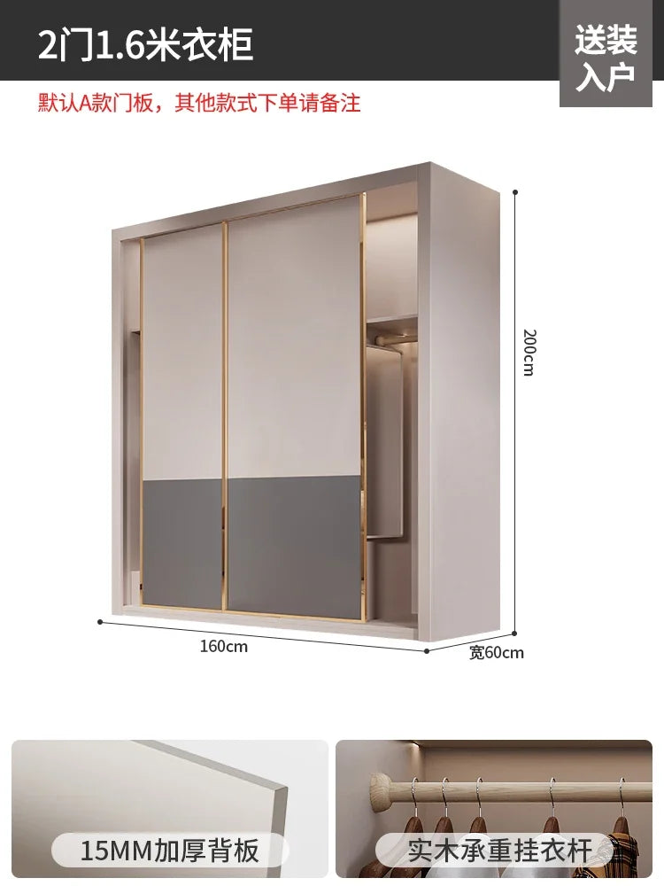 Nordic Drawer Wardrobes Multilayer Doors Modern Open Closets Room Wardrobes Drawers Shelf Armoire De Rangement Bedroom Furniture