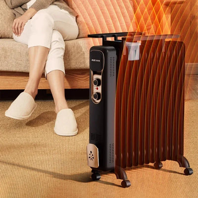 EnergySaving OilFilled Radiator Heater, Indoor Electric Heater, OilFilled Space Warmer