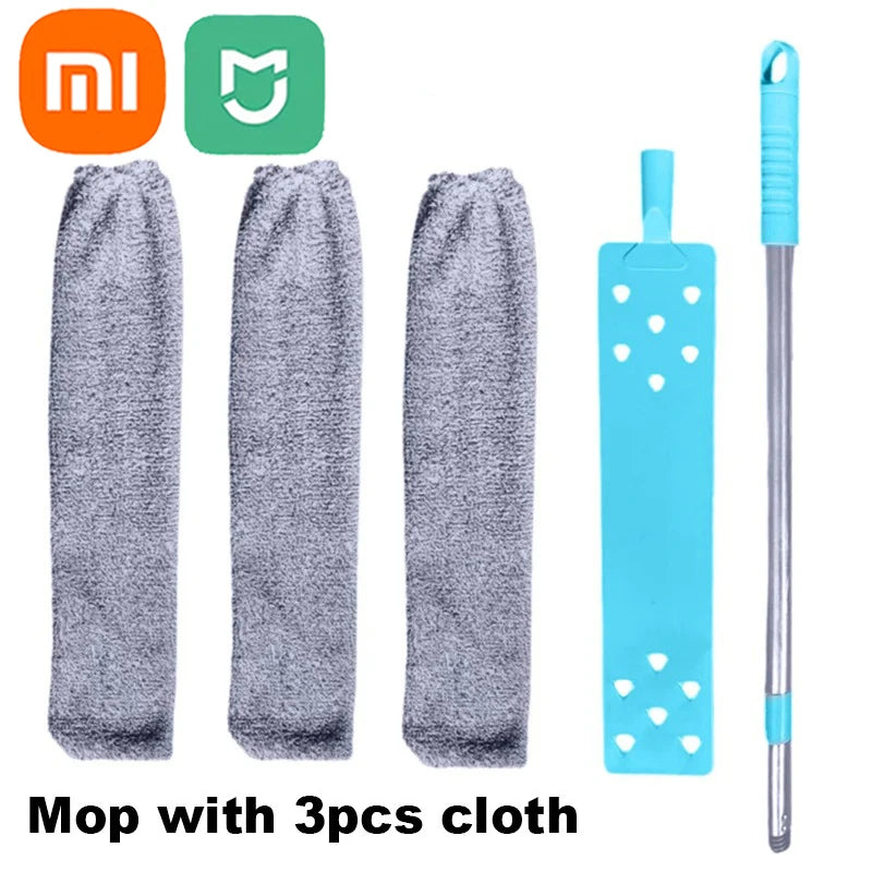 Xiaomi Mijia Long Handle Dust Mops Floor Ceiling Cleaning Mops Bed Bottom Dust Cleaner Sofa Dust Removal Brush Cleaning Tool