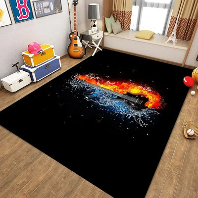 Electronic Drum Carpet Children's Carpet Living Room Coffee Table Mat Bedroom Carpet Shelf Drum Door Mat Home Non-slip Carpet