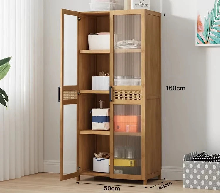 Partitions Cabinet Closet Display Nordic  Storage Modern Luxury Wardrobe Minimalist Bedroom Wooden Szafy Do Sypialni Furniture