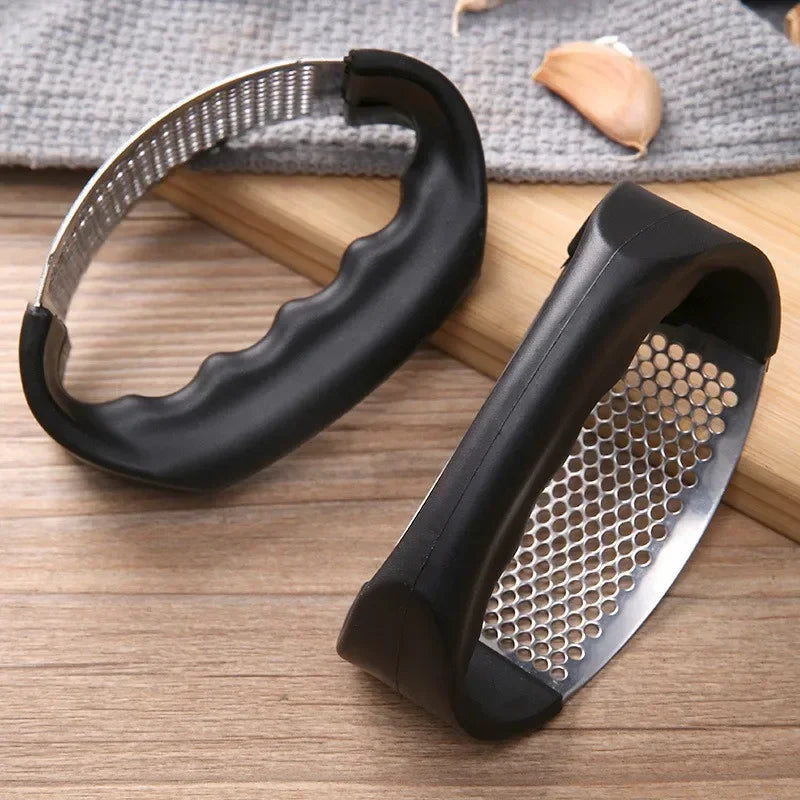 2024 New Super Stainless Steel Hand Squeeze Juicer Garlic Press Crusher Ginger Squeezer Slicer Masher Kitchen Gadgets