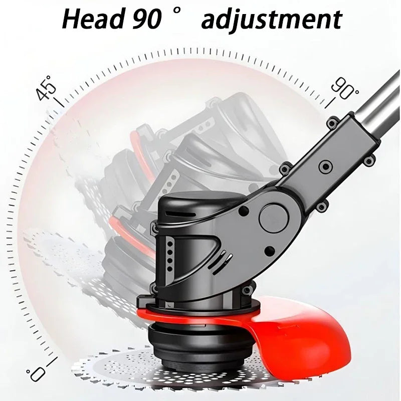 2800W Lawn Mower Tools High-power Charging Lawn Mower Electric Carbon Steel Blade Hoe Machine Garden Tool Multi Functional