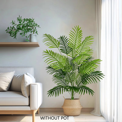 65-125cm Large Artificial Plants Fake Green Palm Plant Branches Plastic Leaves Tall indoor Faux plant For Home Garden Room Decor