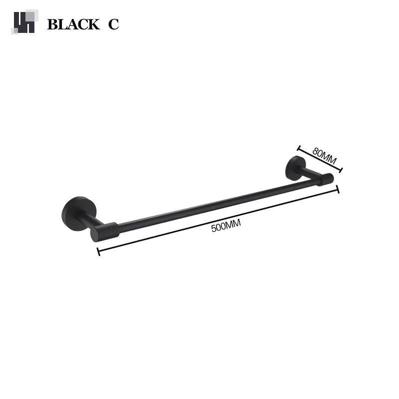 Towel Rack Towel Hanger Bath Towel Holder Wall Hanging Towel Bars Stainless Steel Bathroom Shelf Kitchen Cloth Rack