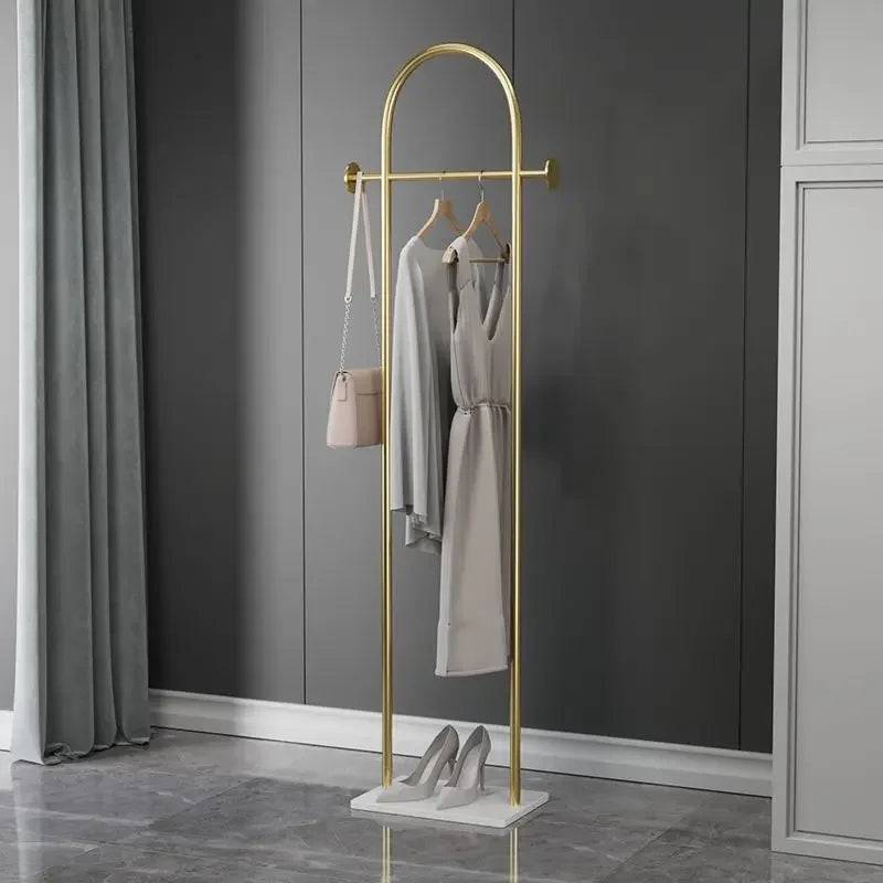 Floor Standing Creative Clothes Hanger Luxury Living Room Clothes Hangers Simple Rock Board Base Clothes Coat Racks Furniture