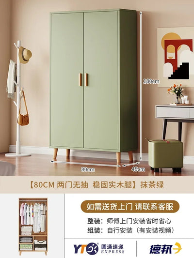 Storage Wooden Wardrobe Bedroom Designer Clothes Display Multifunction European Apartment Szafy Korean Style Furniture