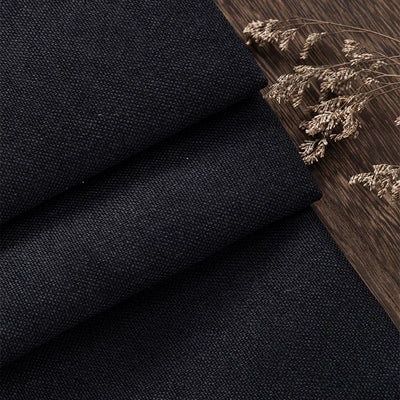 Thickened Plain Linen Fabric Fine By The Meter for Tablecloth Bags Pillow Cushion Cover Sewing Sofa Cloth Wearable Beige Gray