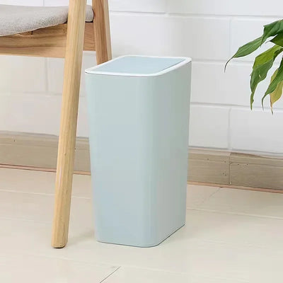 Creative New Rectangular Trash Can Kitchen Bathroom Toilet Trash Can Living Room Room With Lid Trashs Can Nordic Push Trash Can