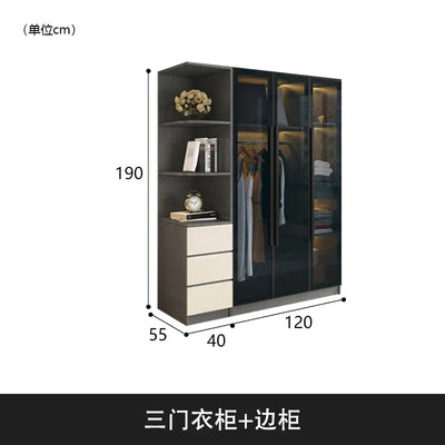 Modern Wardrobe Underwear Design Living Room Cafe Bar Corner Multifunctional Drawer Closet Salon Guardaropa Wooden Furniture