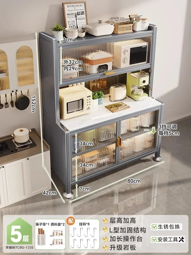 Kitchen Cabinets Cuisine Sideboard Display Cabinet Showcases Dining Room Chests Drawers Buffet Kitchen Multifunctional Furniture