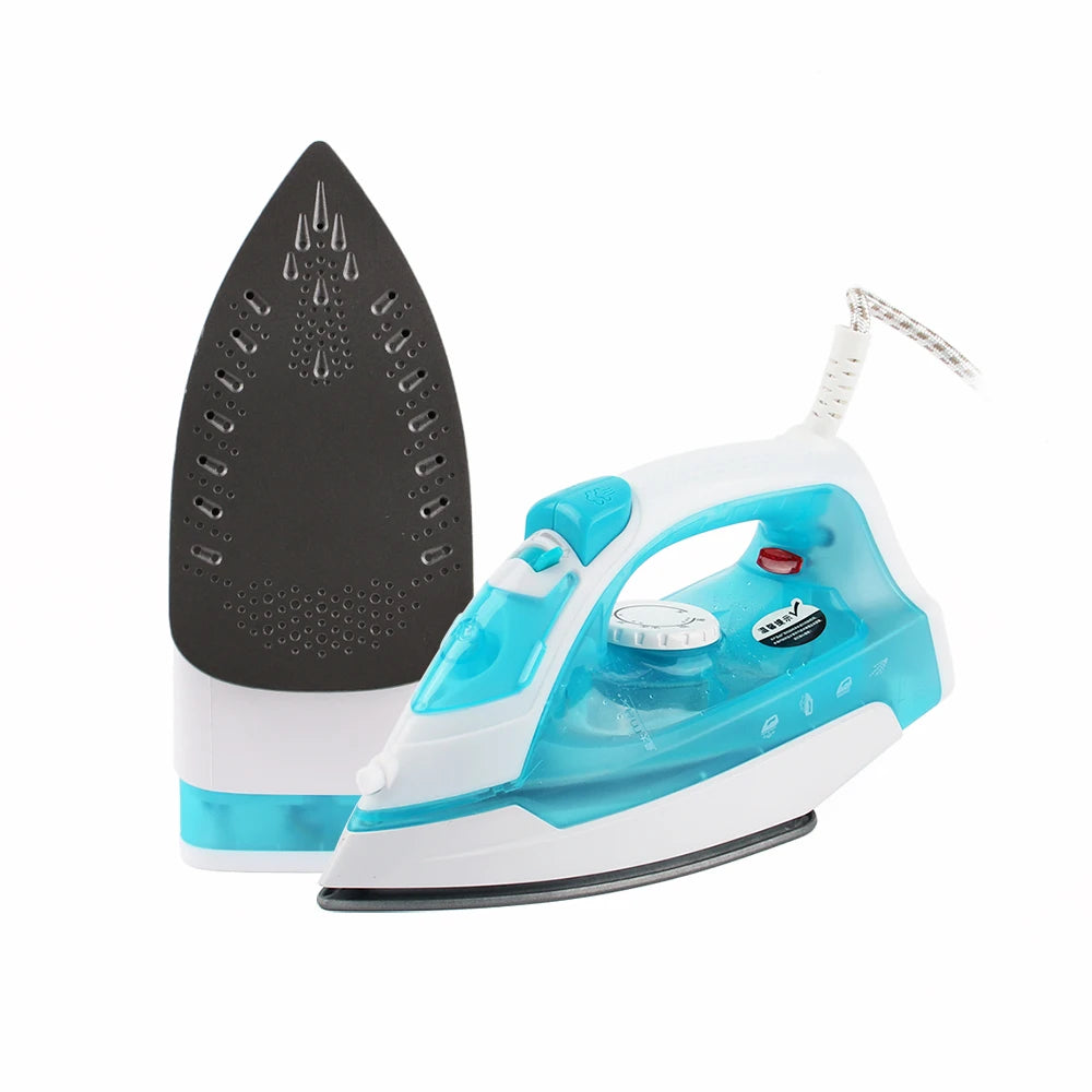 JIQI Handheld Garment Steamer Electric Steam Iron Soleplate Wet&Dry Laundry Ironing Machine Mini Travel Clothes Wrinkle Removal