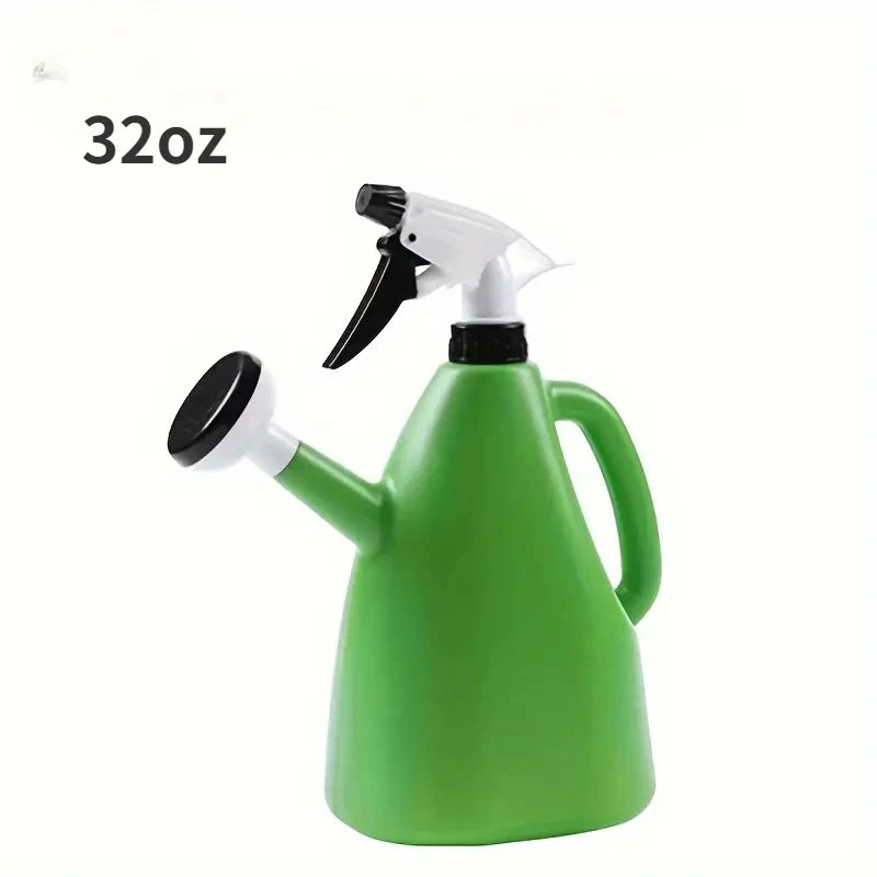 1pc, Small Blue Dual-purpose Watering Can For Watering Flowers And Planting Watering Tools，32oz