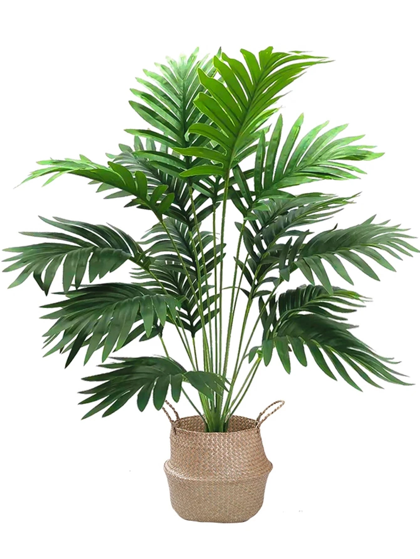 1pc 24Leaves Artificial Palm Plants Leaves Faux Turtle Leaf Fake Monstera Tropical Large Palm Tree Leaves Outdoor Imitation Leaf