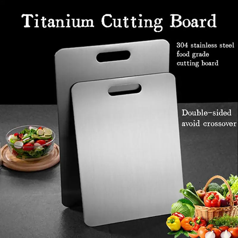 Titanium Cutting Board Kitchen Chopping Board Portable Vegetable Fruit And Meat Double-Sided Cutting Board Kitchen Gadgets