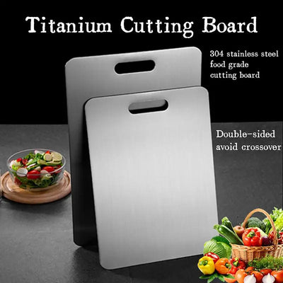 Titanium Cutting Board Kitchen Chopping Board Portable Vegetable Fruit And Meat Double-Sided Cutting Board Kitchen Gadgets