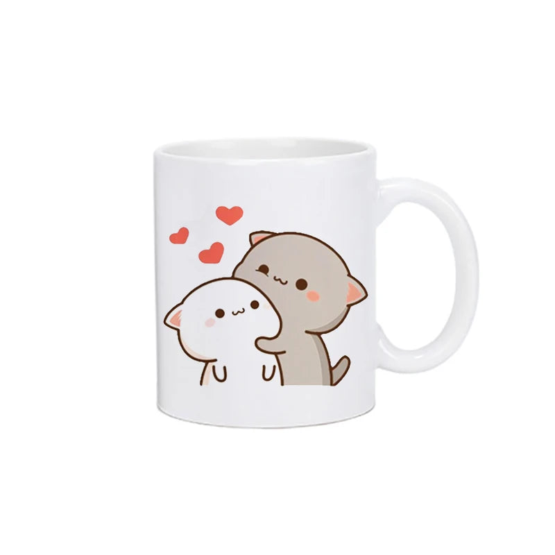 Panda Bear Bubu Dudu Coffee Milk Cup Mocha Cat Panda Bear Couple Christmas Mug Kawaii Cups Original Mugs Free Shipping Drinkware