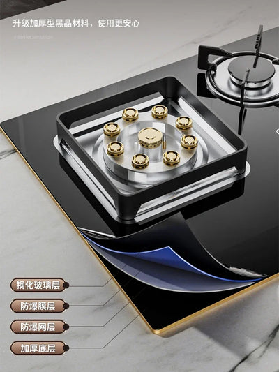 Gas Stove Household Three Stove Timing Table Embedded Dual-purpose Natural Gas Liquefied Gas Fire Stove Gas Stove