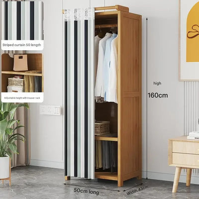 Space Saving Cheap Closet Modern Minimalist Nordic Display Lounge Open Wooden Wardrobe Storage Vestidores Trendy Furniture