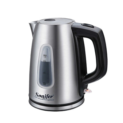 1.7L Electric Kettle Stainless Steel Kettle Cordless 2200W Household Kitchen Fast Heating Boiling Teapot Pot For Gift Sonifer