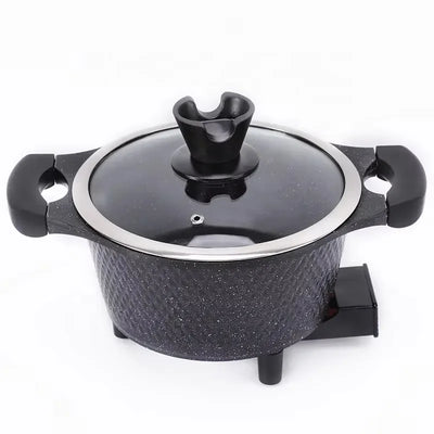 Multifunctional smokeless electric cooker electric round pot household electric mini cooker