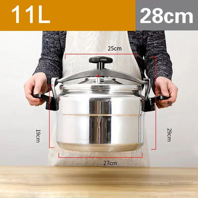 Commercial Large Capacity Pressure Cooker, Stew Pot, Kitchen Cookware, Safety Pan, Induction Cooker, 9-60L