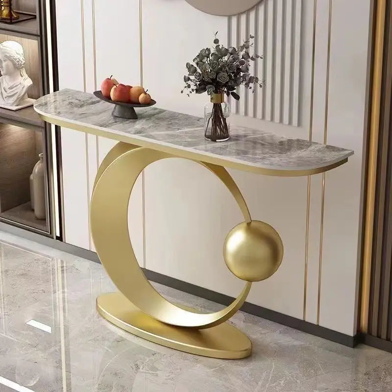 Glamour Nordic Corner Table Modern Elegant Delicacy Luxury Entryways Table Unique Simple Tavolo Salotto Hallway Table Furniture