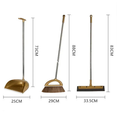 Magic Broom and Plastic Dustpan Set Cleaning Tools Sweeper Wiper for Floors Home Accessories Sweeping Dust Brush Multifunction