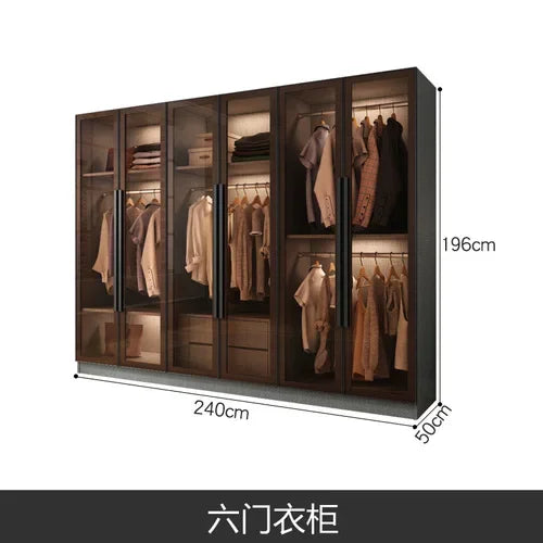 Design Living Room Closet Storage Box Indoor Black Hotel Indoor Display Cabinet Creative Wood Meuble Chambre Furniture Bedroom