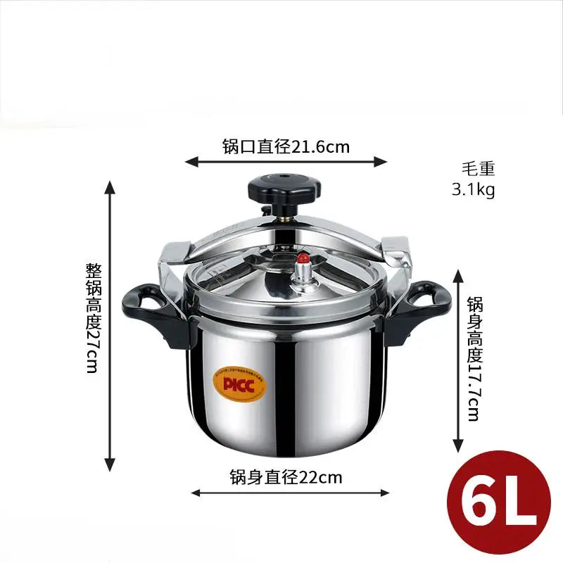 30 Quart olla de presion grande & stainless steel pressure cooker & large steamer cooking pressure canners,safety lock Explosion