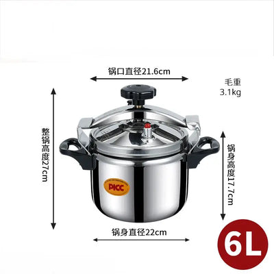 30 Quart olla de presion grande & stainless steel pressure cooker & large steamer cooking pressure canners,safety lock Explosion