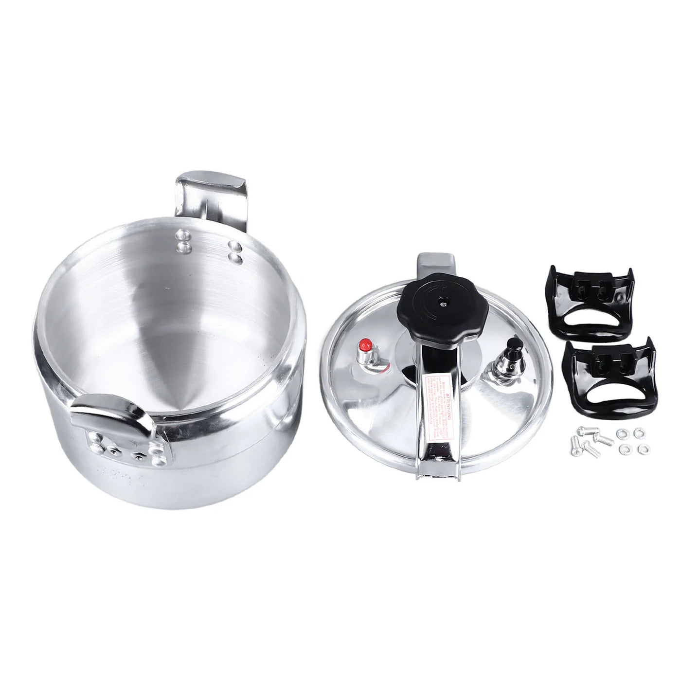 5L Large Capacity Pressure Cooker with Double Handle Explosion Proof Aluminium Alloy Pressure Pot for Gas Stove Pressure Cooker