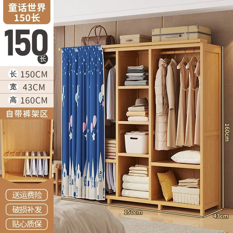 Wardrobe Wardrobe Bedroom Single Sliding Door Home Small Closet Closets And Cabinets Storage Cabinet Armored Room Set Furniture