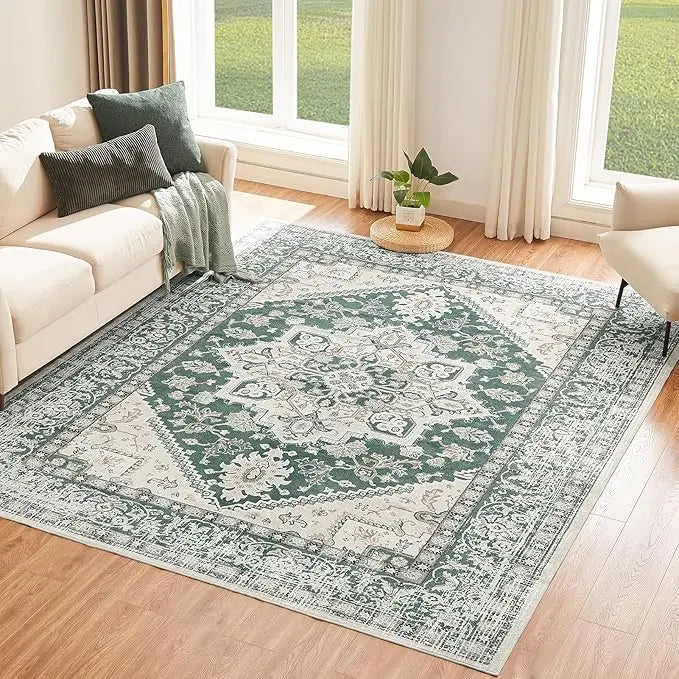 VIKAMA Bohemian style Large living room floor mat bedroom bed rug Master bedroom retro Nordic Persian national style