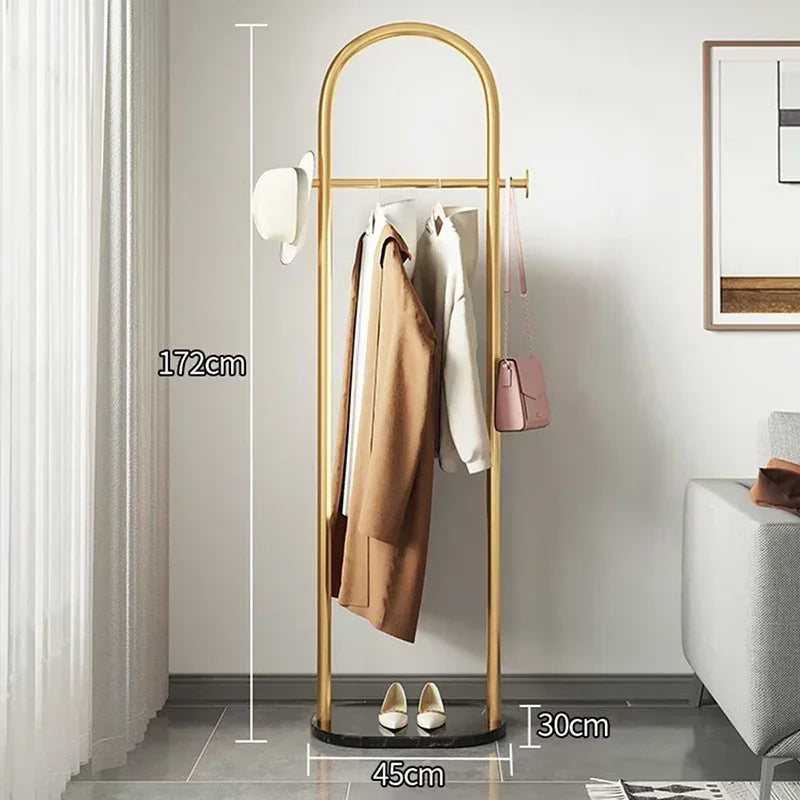 Metal Living Room Coat Racks Modern European Simple Standing Room Organizer Clothes Hangers Porte Manteau Furniture Home