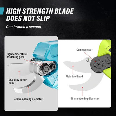 Electric Pruning Shears Professional Cordless Electric Pruning Battery Powered Tree Branch Pruner Electric Garden Scissors