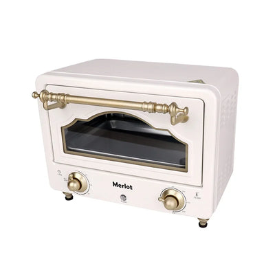 9L Retro Toaster Oven Multifunctional Household Pizza Electric Oven Meat Grill Bread Timing Baking Machine Kitchen Appliances