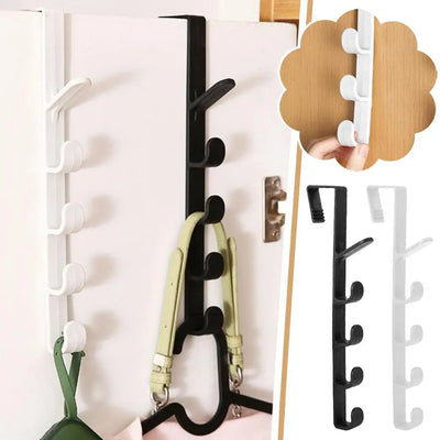 1PC Dormitory Wardrobe Hanger Bags, Hats And Clothes The Hanging Behind Without Storage Drilling The On Rack Door Wall Y3Q9